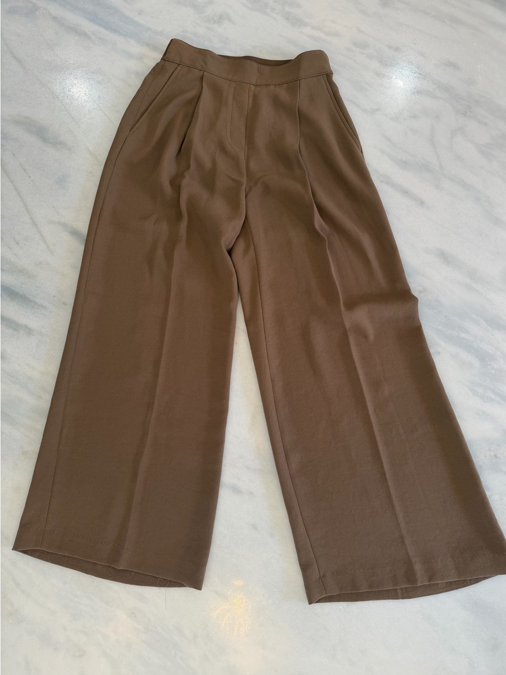 Brand NEW…SPANX Wide-Leg Pants in Brown